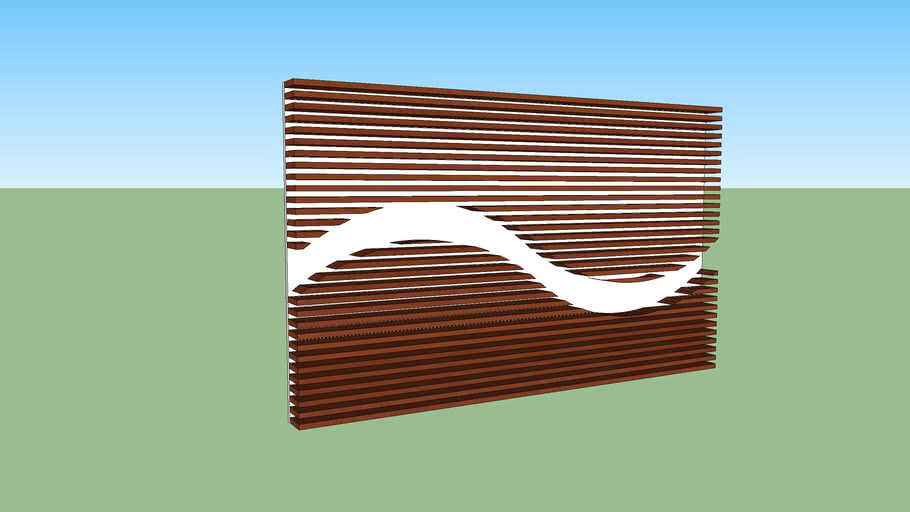 PAINEL EM MADEIRA RIPADO ! | 3D Warehouse