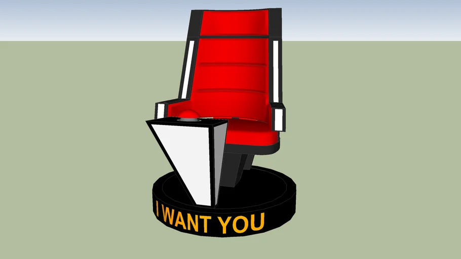 The Voice Australia Old Chair 3D Warehouse