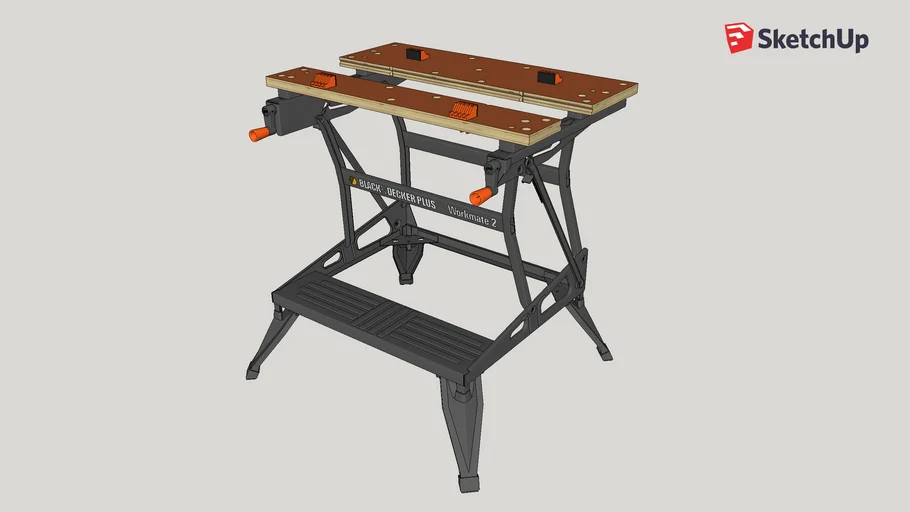 Black and Decker Workmate 2 3D Warehouse