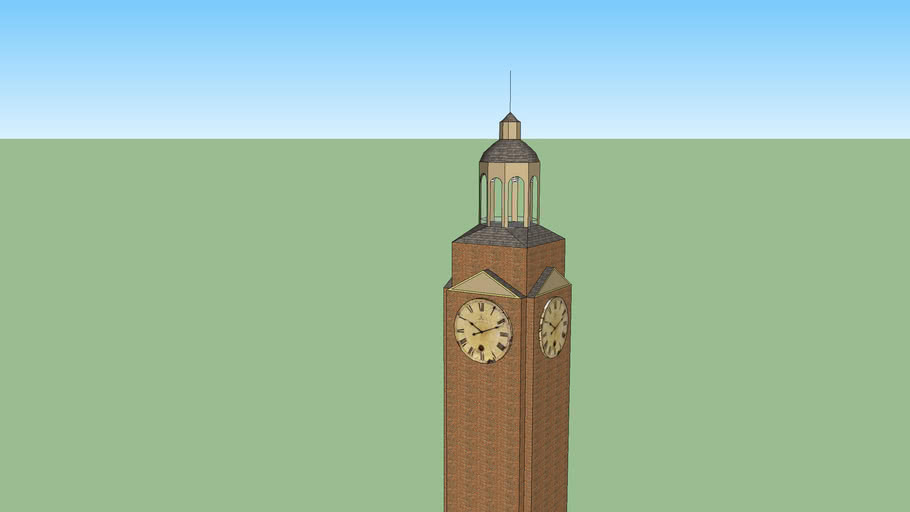 clock tower 3D Warehouse
