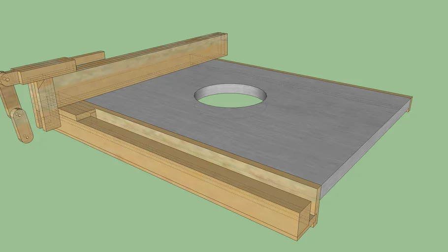 Table Saw or Shaper Fence Biesemeyer Style Completely Made of Wood