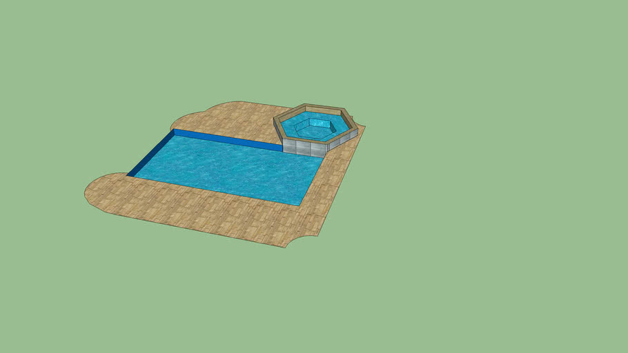 swimmingpool + Jaccusi | 3D Warehouse