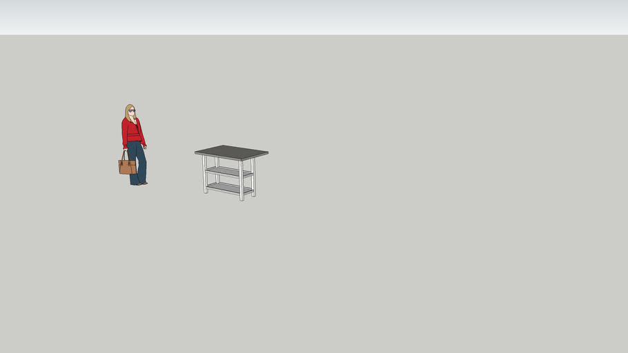 Kitchen Service Table | 3D Warehouse