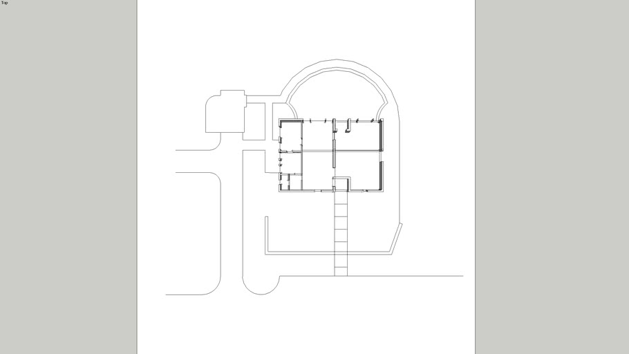 esherick house site plan