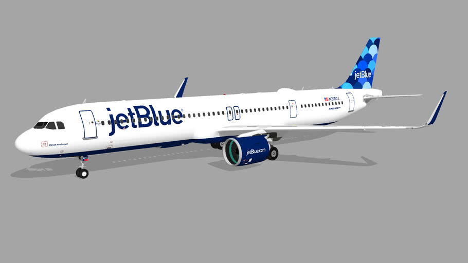 JetBlue Airways (N2002J) - Airbus A321-271NX (2020) | 3D Warehouse