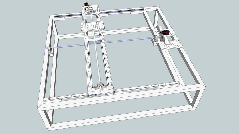 XY Table 3D Warehouse