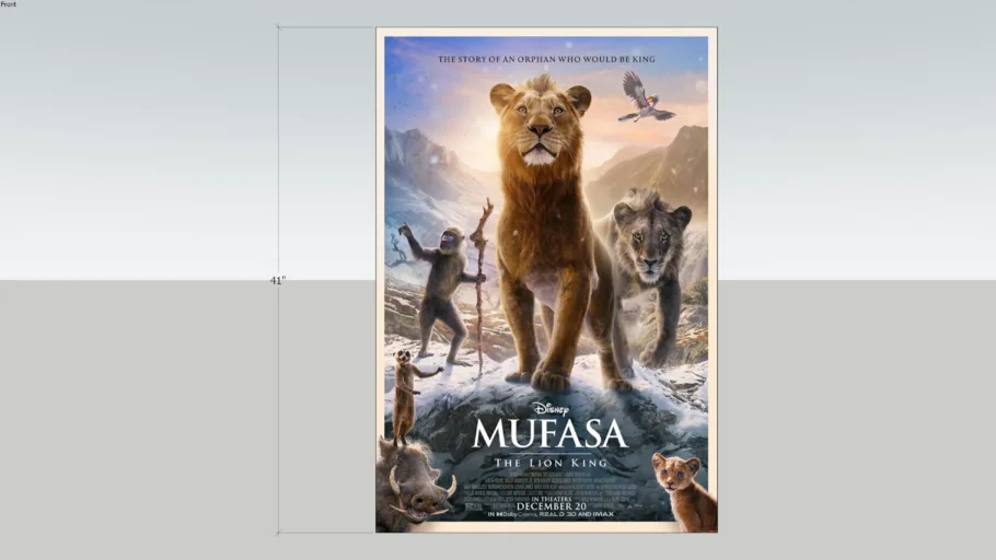 Mufasa 3D Near Me Exploring the Iconic Disney Character