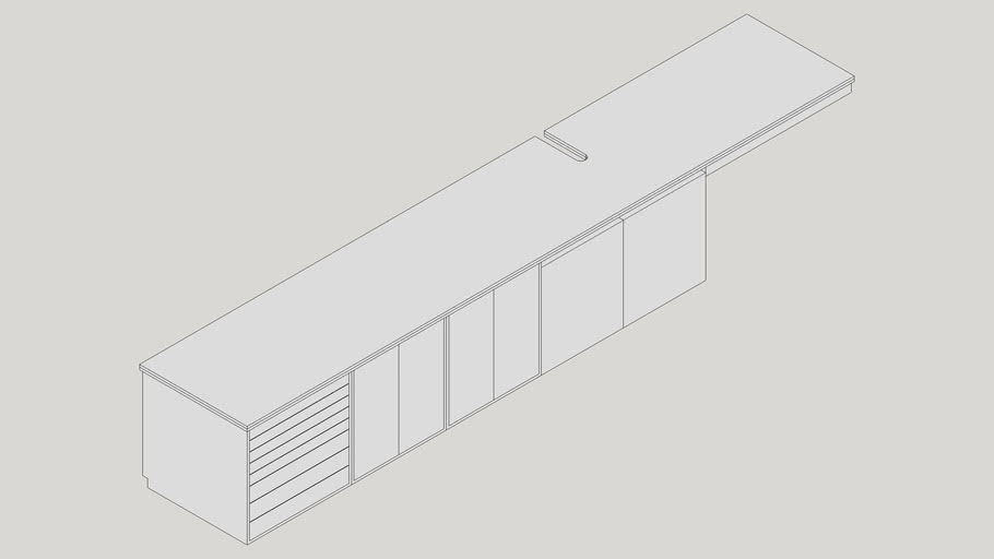 garage wall work bench 3D Warehouse