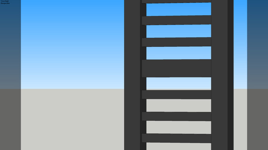 Modern Steel gate | 3D Warehouse