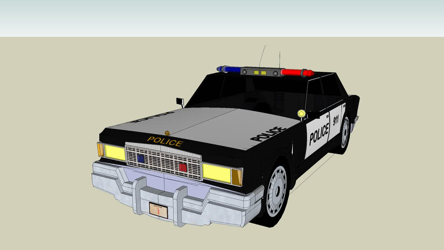 Police Car | 3D Warehouse