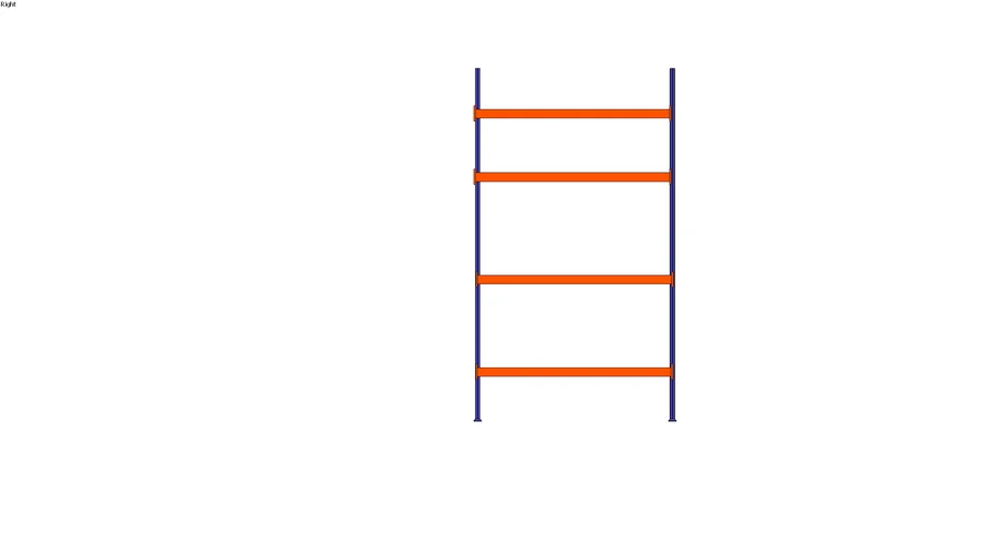 Draft Pallet Racking | 3D Warehouse