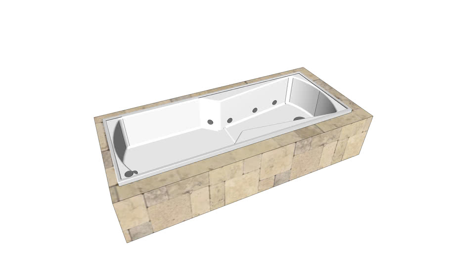 Jacuzzi Rectangular 3D Warehouse