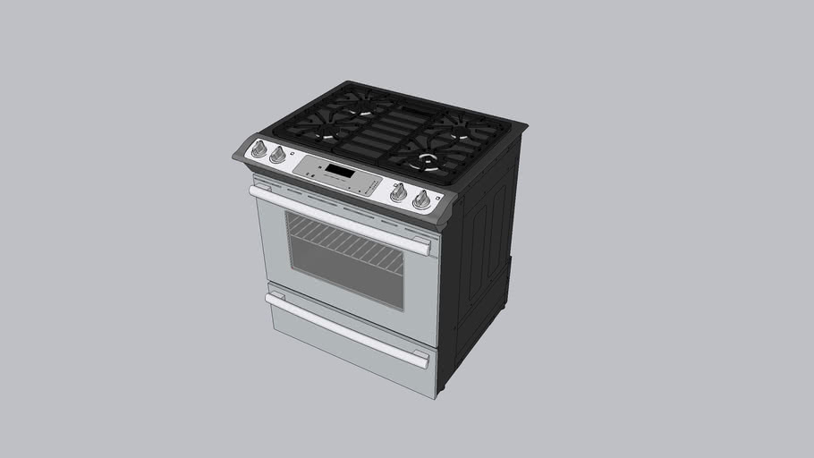 Frigidaire Professional 30'' SlideIn Gas Range 3D Warehouse