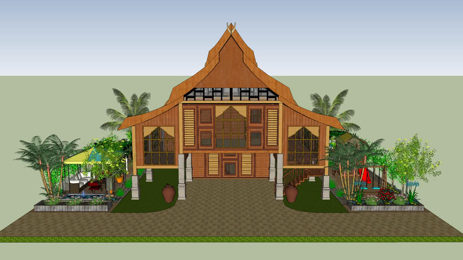 Rumah Melayu Revisit 1 | 3D Warehouse