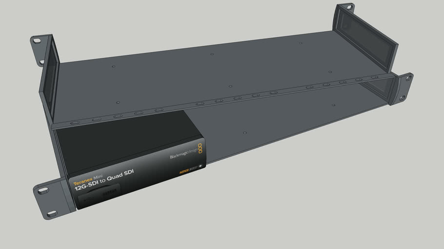 Blackmagic Design Teranex Mini Shelf 1U 3D Warehouse
