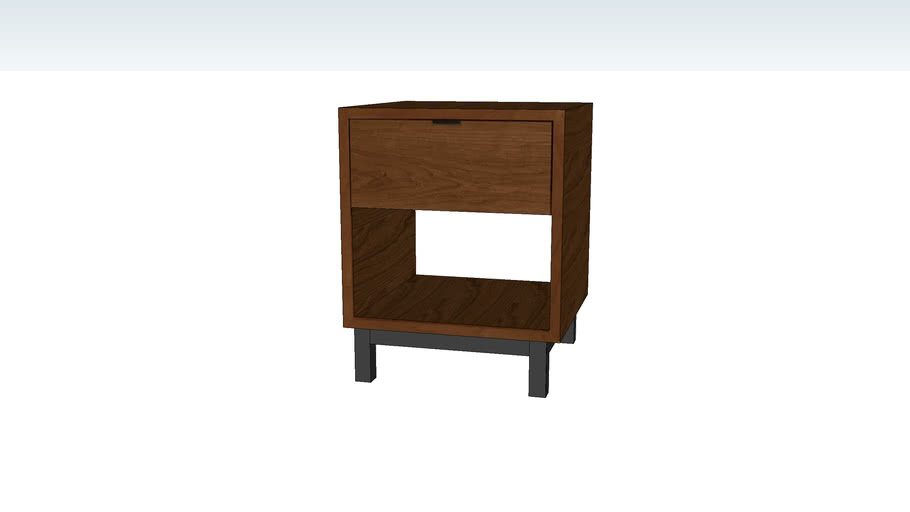 Room & Board Copenhagen Nightstand 3D Warehouse