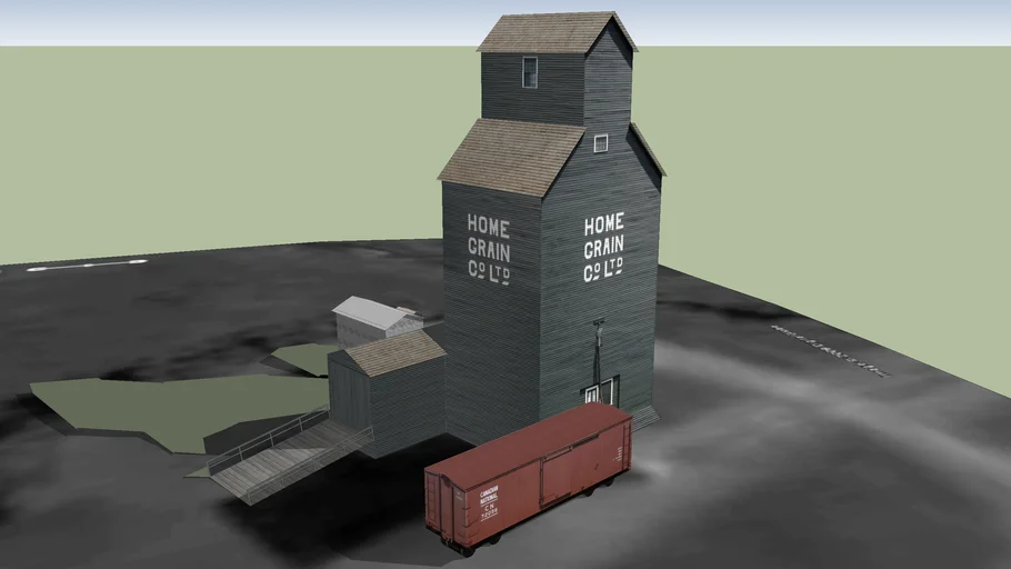 Bellis Home Grain Company Elevator | 3D Warehouse