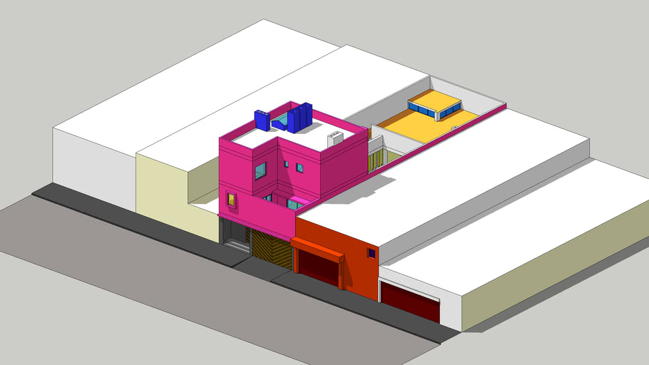 Casa Gilardi de Luis Barragan | 3D Warehouse