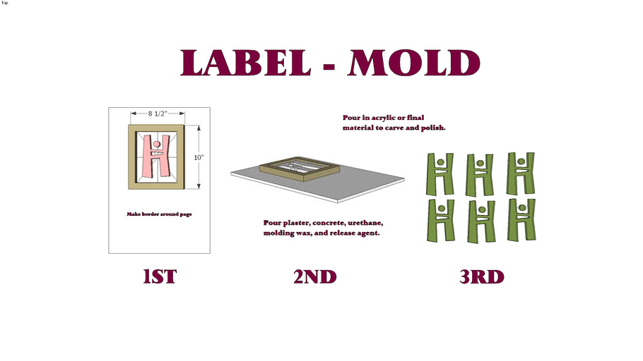 HSLabel Molding 3D Warehouse