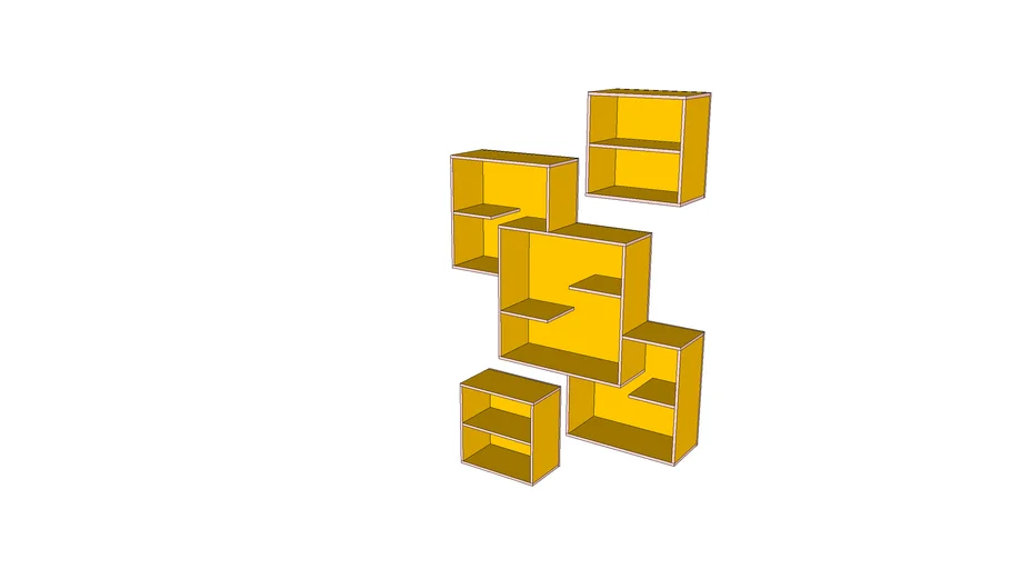 Wall Display Box 3D Warehouse