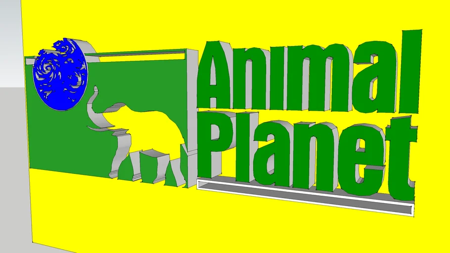 animal planet logo | 3D Warehouse