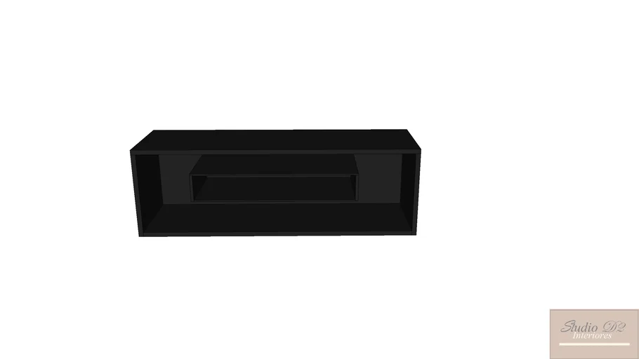 Rack Preto Starks Etna 3D Warehouse