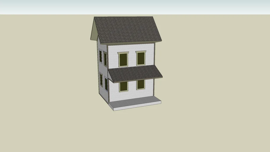 two story house in progress