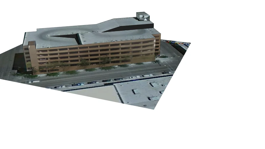 El Paso Downtown Parking Garage 3D Warehouse