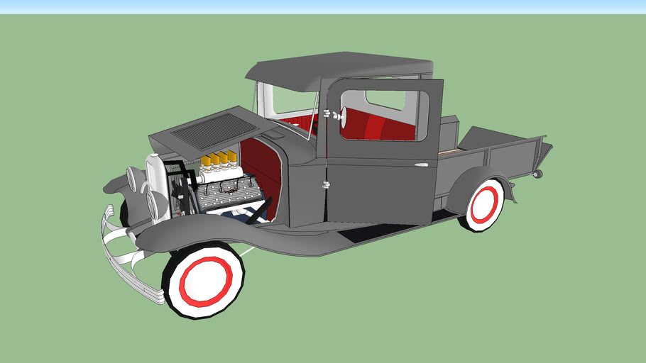 1932 Ford Model B Pickup | 3D Warehouse