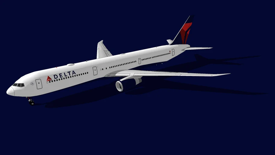 Delta Air Lines Boeing 767-432(ER) | 3D Warehouse