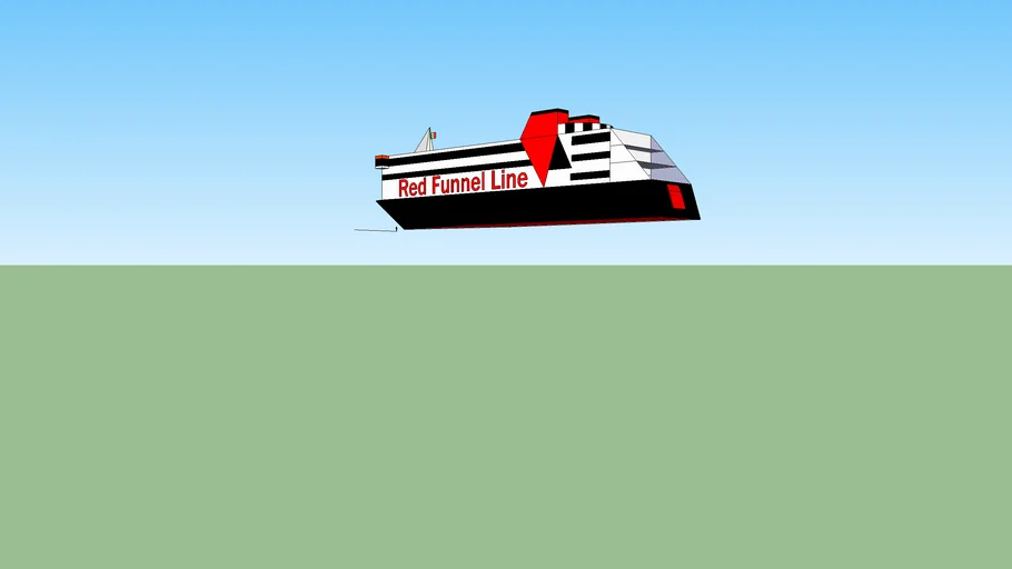 Red Funnel (2000 livery)