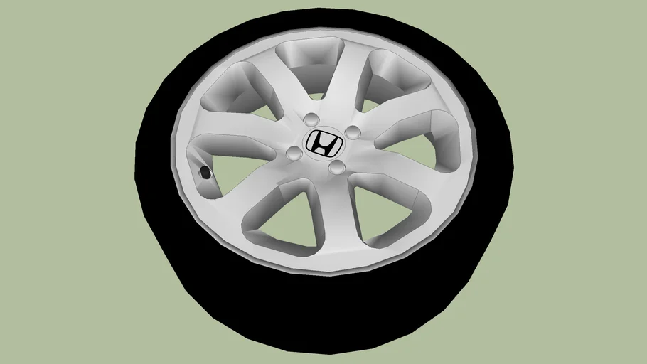 Honda 7-Spoke Alloy Wheel