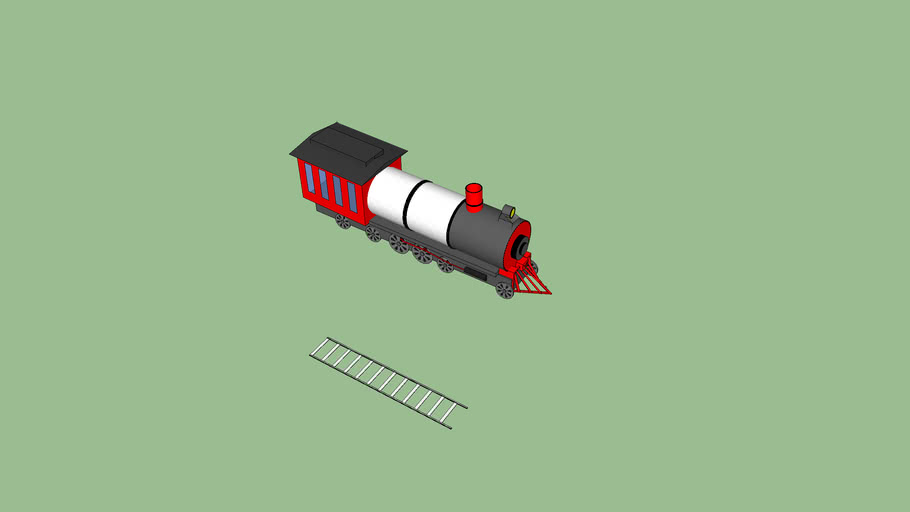 Train plus Track | 3D Warehouse