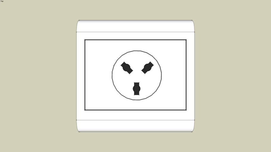 home electrical outlet europe 3D Warehouse