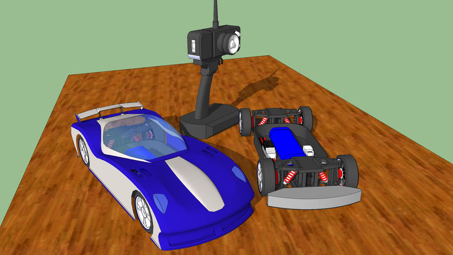 rc car radio controlled car 3D Warehouse