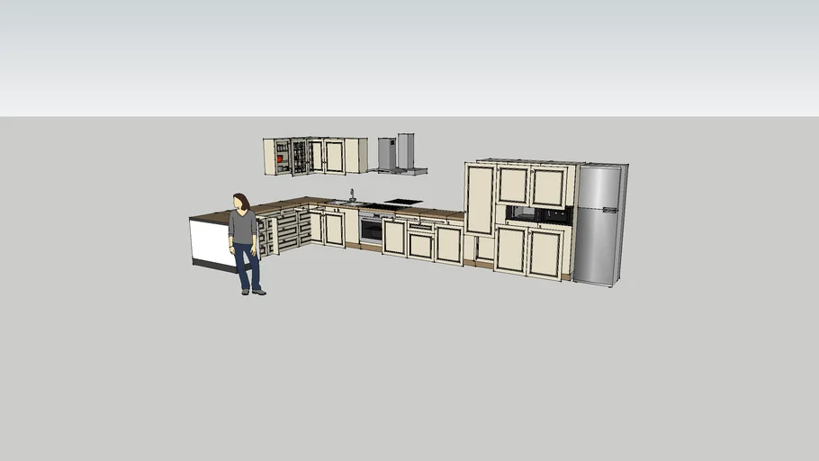 Kitchen (blocks) 3D Warehouse