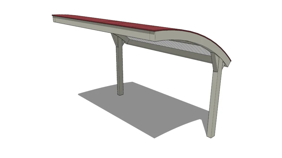 Cantilever - 11' x 16' - Curved