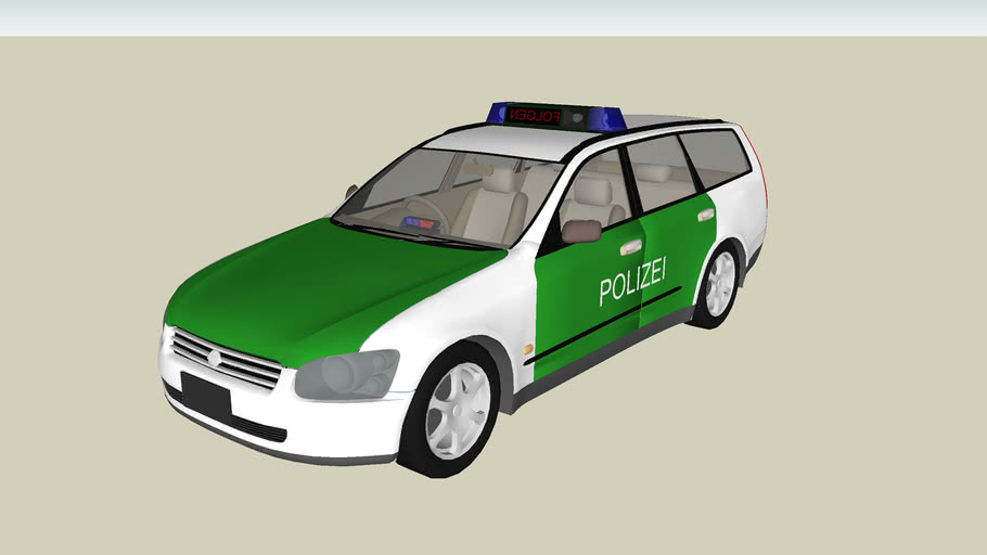 REMAKE Nissan Stagea Autobahn patrol vehicle (Dmoore) | 3D Warehouse