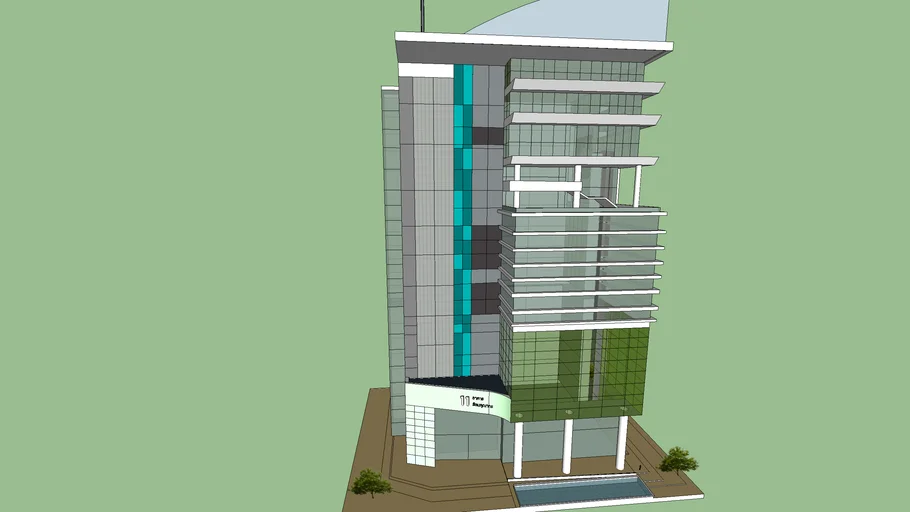 Rangsit University Building 11 | 3D Warehouse