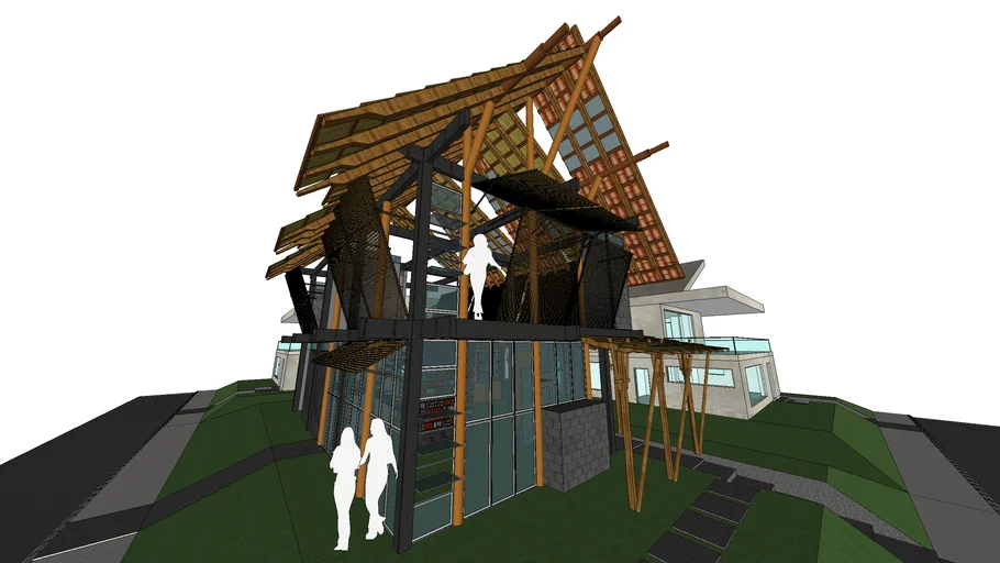 BAMBOO HOUSE 3D Warehouse