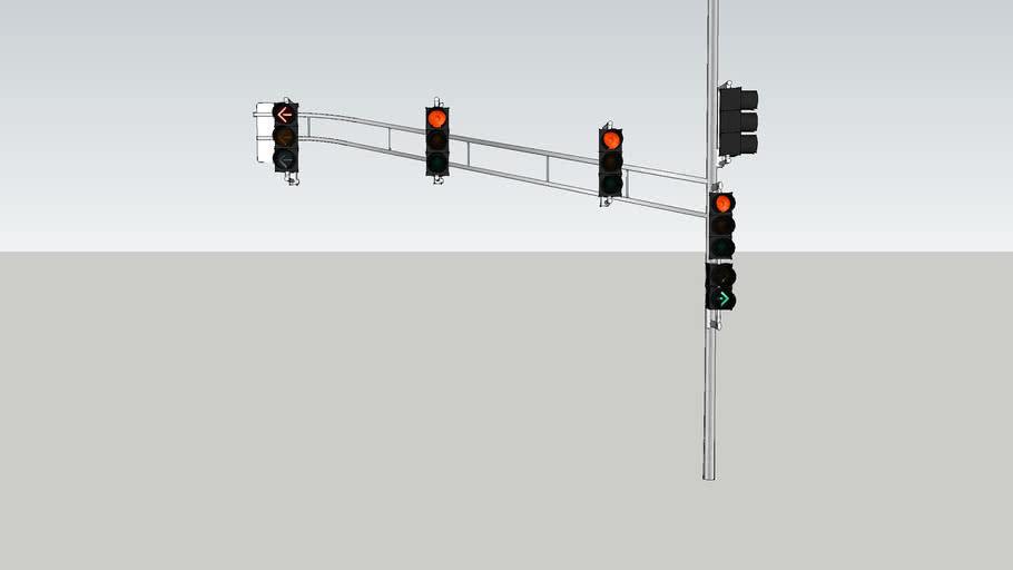 yet another traffic signal 3D Warehouse