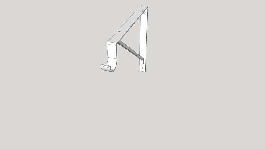 KV 1195 Closet Rod & Shelf Bracket 3D Warehouse