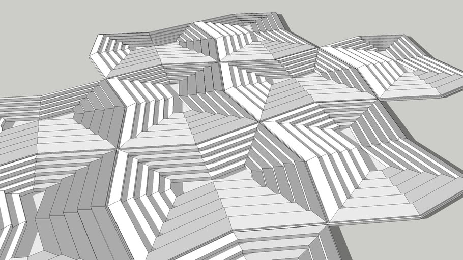 ZANGO 3D ZICARO wall panel | 3D Warehouse