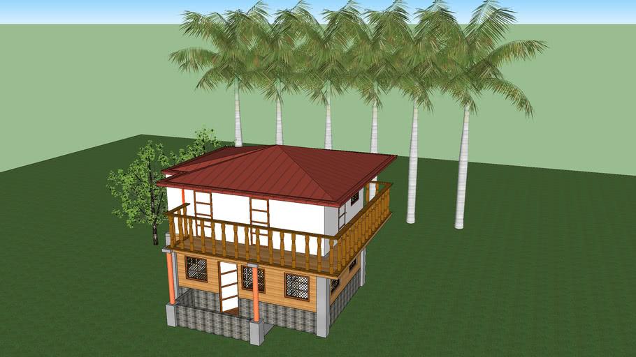 NATIVE TWO STOREY HOUSE | 3D Warehouse