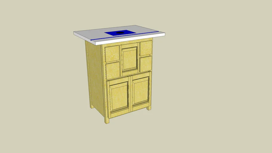Scott's Router Table | 3D Warehouse
