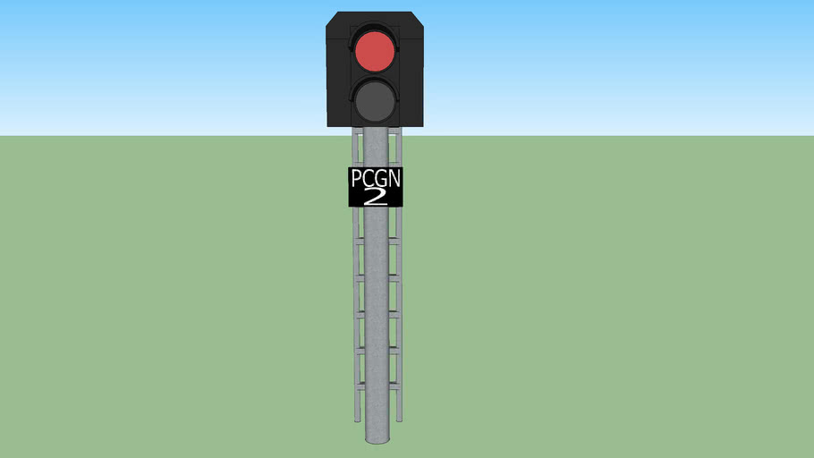 Train signal (red light) #2