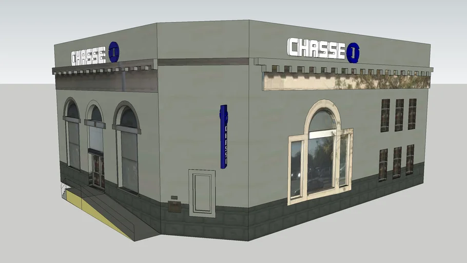 CHASSE MANHATTAN BANK BRANCH IN FLUSHING NEW YORK 3D Warehouse