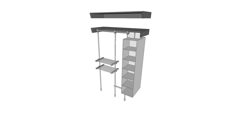 closet organizer | 3D Warehouse