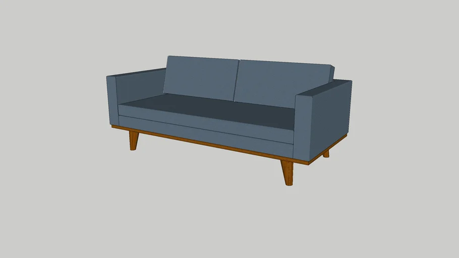 Sofa Company Couch Johan 3D Warehouse