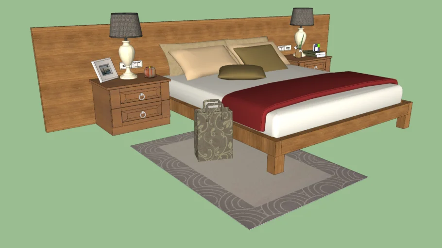 Bed Set 3d Warehouse